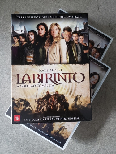 Dvd Box Labirinto Kate Mosse Coleção Completa Usado Frete 15