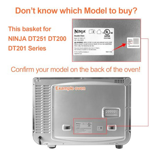Cesta De Horno De Aire Para Ninja Foodi Dt201 Dt251 - Acceso