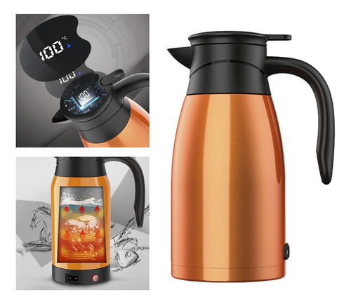 Hervidor De Agua Para Coche De 12v, Taza De Naranja