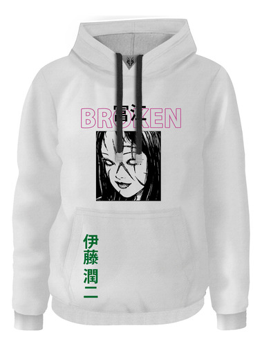 Hoodie Buzo Buso Aesthetic Anime Uzumaki Junji Ito Broken