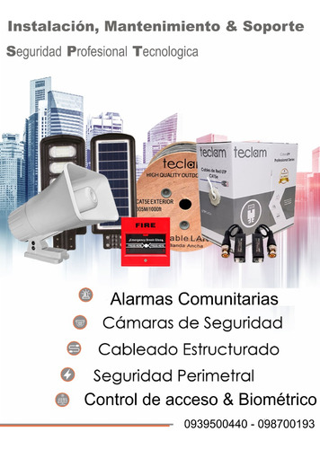 Camaras De Seguridad, Alarmas, Biometricos, Soporte Tecnico