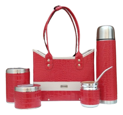 Set Matero Ecocuero Bolso Matero Juego De Mate. Kositapami