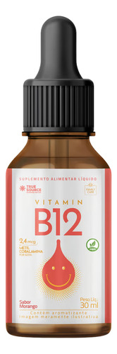 Vitamina B12 Líquido Alta Absorção True Source