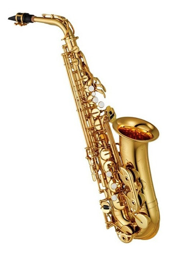 Saxo Alto Yamaha Yas480 Llaves Fa# Dorado Con Estuche