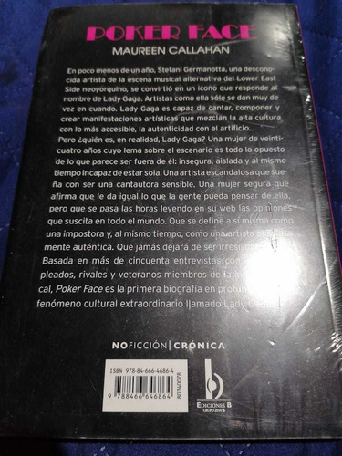 Libro Lady Gaga Póker Face (Usado)