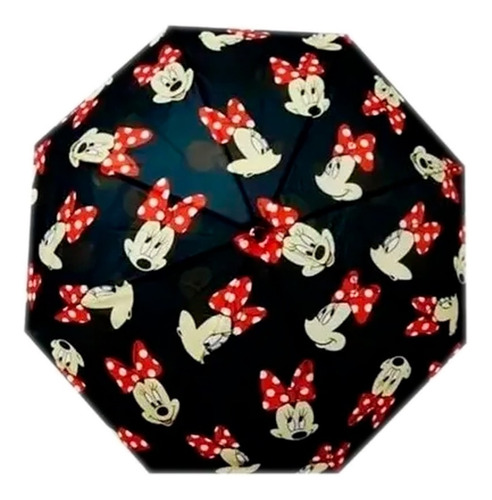 Sombrilla Mickey O Minnie De Bolso Manual Original