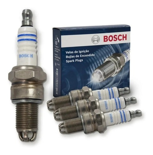 Kit Vela Cabo Bobina Ignição Parati G4 1.6 2011 2012 Bosch