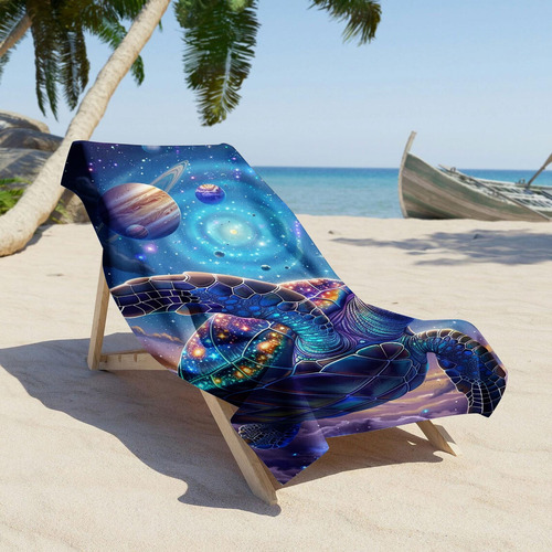 Toalla De Playa En Forma De S, 150 X 75 Cm, Con Estampado De