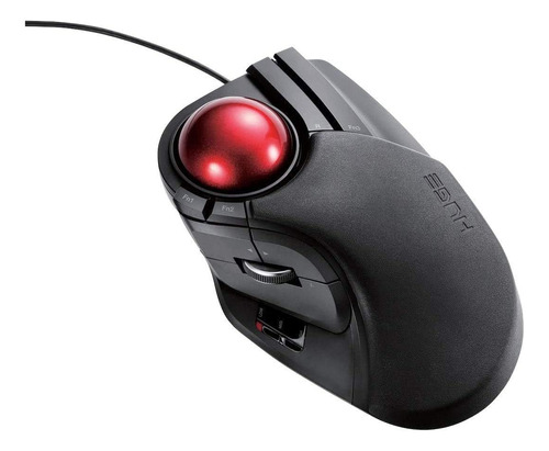 Mouse Elecom, Con Cable/follow Bola, 8 Botones