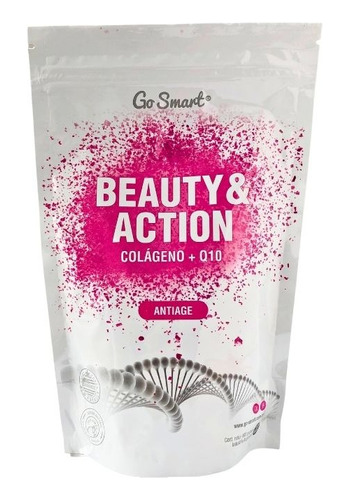 Colageno En Polvo Beauty And Action Antiage Go Smart 180 Gr