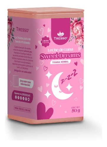 Tresso Tisana Herbal Leche De Luna Sweet Dreams 50g
