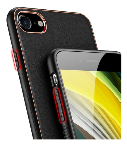 Capa antiimpacto Dux Yolo Series - iPhone 8/iPhone 7 Cor Black