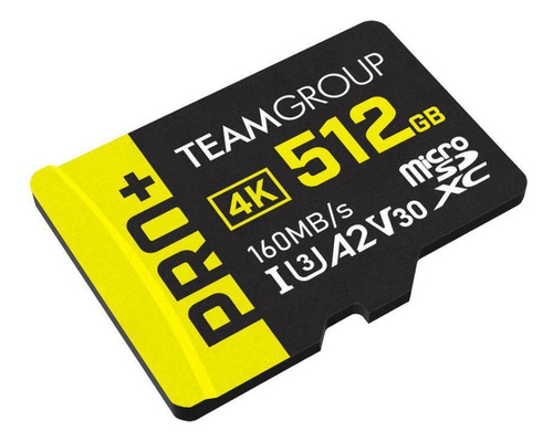 Memoria Teamgroup 512gb Pro+ Microsd 160mb Nintendo 4k