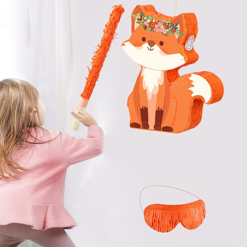 Nuevo Piñata Con Palo For Vendar Los Ojos For Niñas,