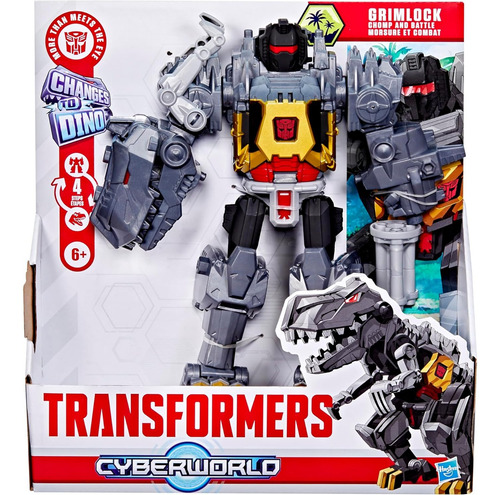 Transformers Cyberworld Grimlock Chomp & Battle