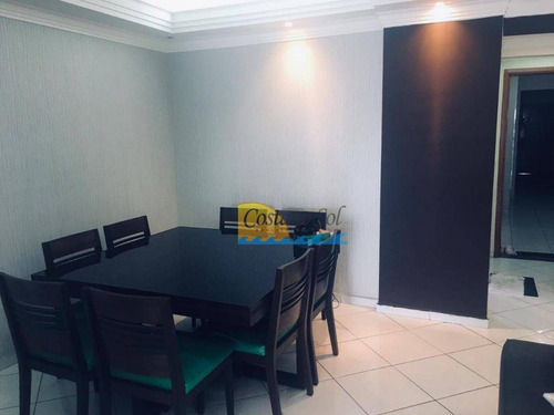 Imagem 7 de 21 de Apartamento Com 3 Dormitórios À Venda, 130 M² Por R$ 520.000,00 - Aviação - Praia Grande/sp - Ap15615