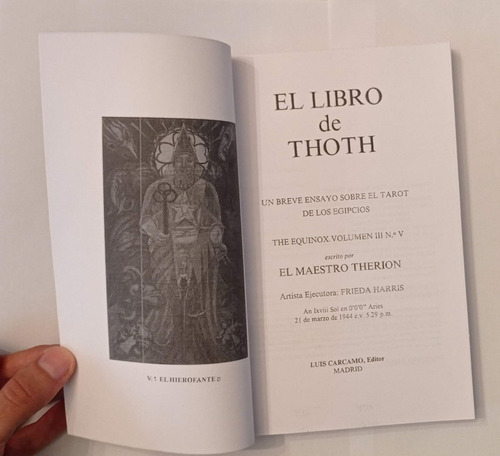El Libro De Thoth, Aleister Crowley Tarot Egipcio