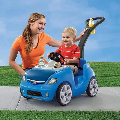 Carro Montable Step2 Whisper Ride Cruiser Push Car, Azul