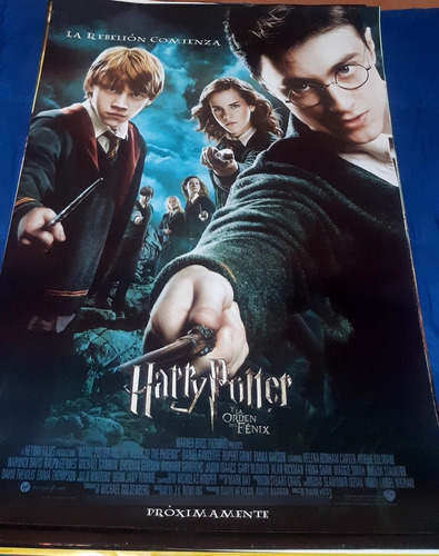 Poster De Cine/ Harry Potter/ La Orden Del Fenix/ 2007