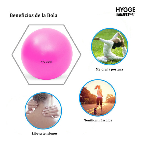 Imagen 4 de 10 de Pelota Esferodinamia 35cm Fitness Pilates Yoga Gym Funcional