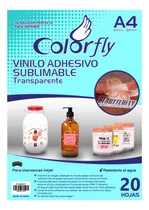 Comprar Vinilo Adhesivo Sublimable 20 Hojas A4 Pack X2 Disershop