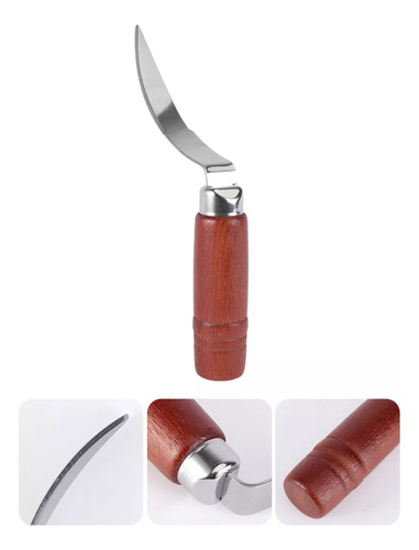 Abridor De Coco Y Cuchillo Para Carne De Cocina De Acero Ino