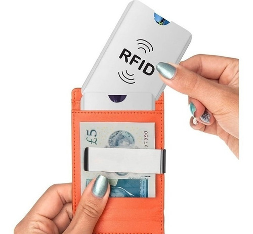 Protector Antiescaneo Rfid De Tarjeta De Crédito Set X10un