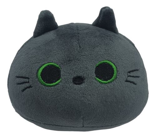 Peluche Para Bebe Kwaii Gatito Negro 11cm