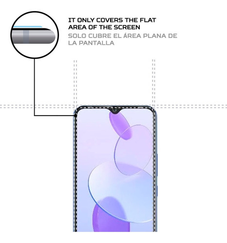 Imagen 4 de 6 de Protector Pantalla Antishock Para Infinix Smart 6 Plus