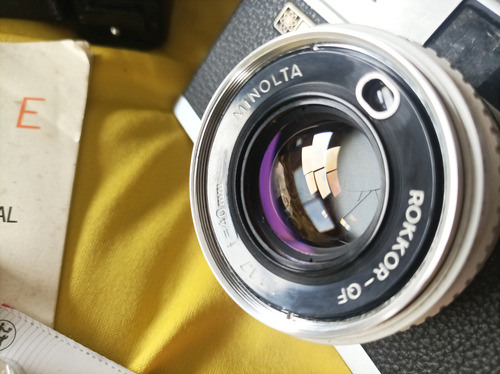 Minolta Hi Matic E Plateado (Usado)
