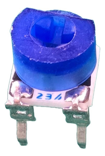 10x Trimpot Mini Horizontal 2k 7mm Com Botão