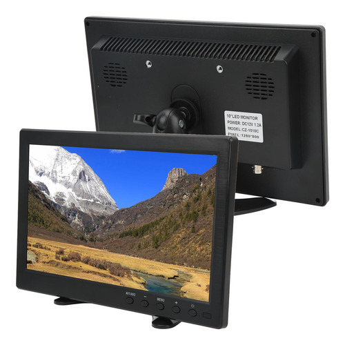 Pantalla Portátil Con Monitor A Color Lcd Hd Tft De 10.1 Pul