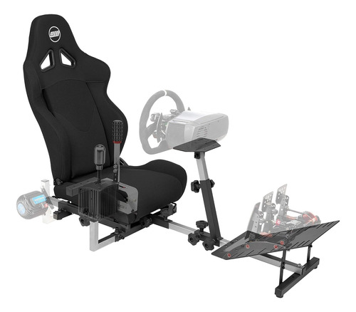 Gen3 Racing Wheel Simulator Stand Cabina Negra Openwheeler