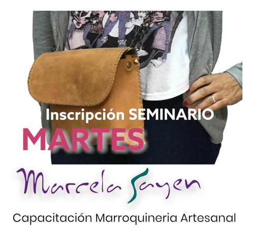 Seminario Mini Cartera Bandolera - Marroquinería Artesanal