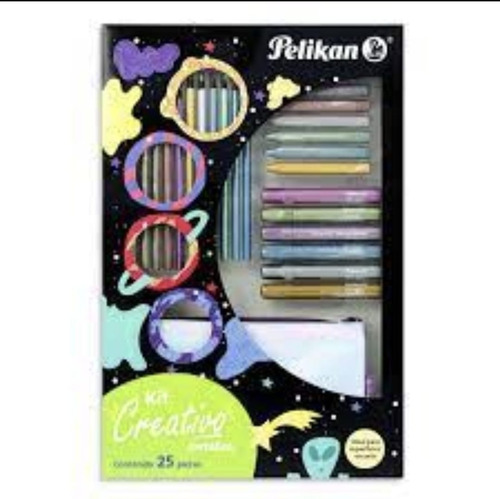 Pelikan Kit Creativo Metalico 25 Piezas