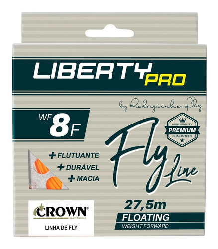 Linhade Fly Liberty Pro Floating Wf-8f 27,5m - Crown