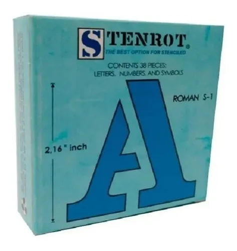 comprar Plantilla Letras Grandes Stencil Gioser Numeros Rotulos Ch