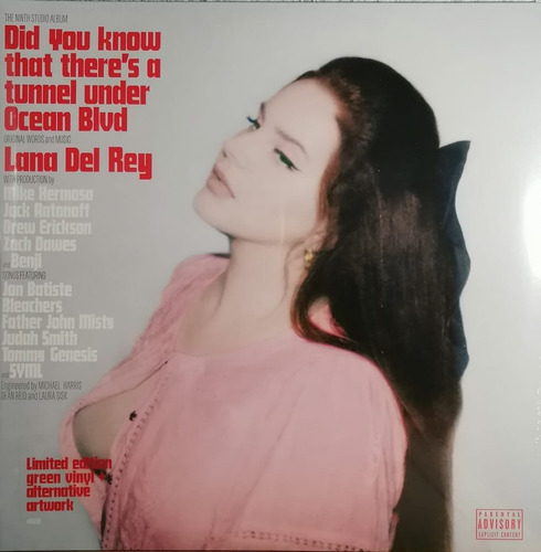 Lana Del Rey Did You Know That There Tunnel 2lp Vinyl Verde