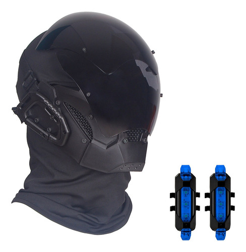 2024 Máscara For Casco De Cosplay Diy Flash Cyberpunk,