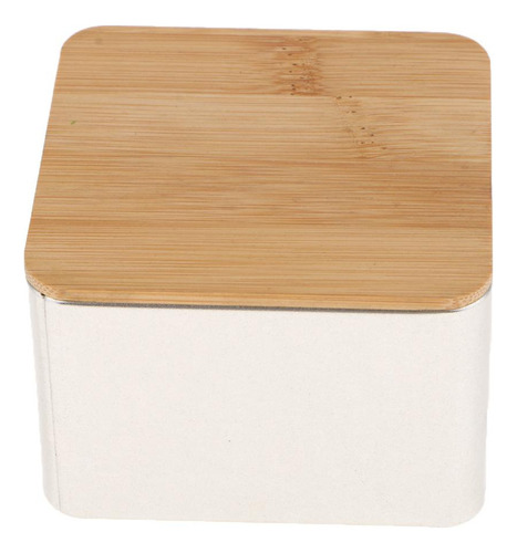 4xtapa De Bambú Caja De Almacenamiento De Té Contenedor
