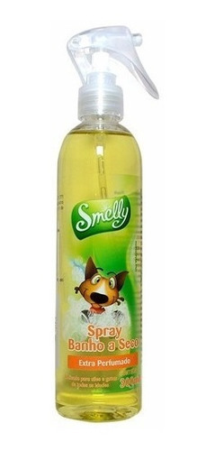 Spray Banho A Seco Smelly - Loção Higienizadora Cães E Gatos