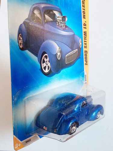 Custom '41 Willys Coupe 2009 New Models Hot Wheels Azul (Usado)