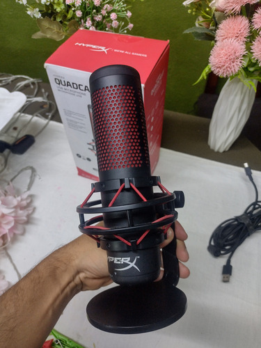 Micrófono Hyperx Quadcast Condensador Bidireccional (Usado)