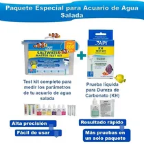 Comprar Api Saltwater Master Test Kit + Api Kh (dureza) Test Kit Api