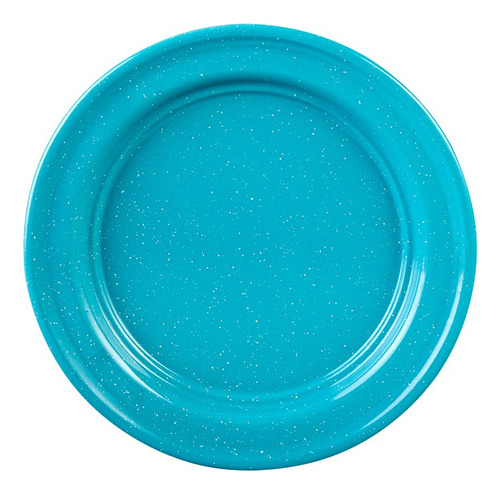 Set 3 Platos Planos 22 Cm Azul Turqueza Cinsa