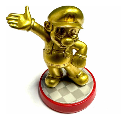 Amiibo Gold Mario Exclusive Nintendo Wiiu 3ds 2015
