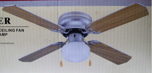 Ventilador 42 PuLG.-107 Cm Techo 4 Aspas Hugger