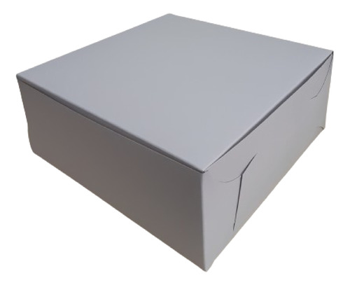 Cajas De Torta Blancas 30x30x10 (50 Und)