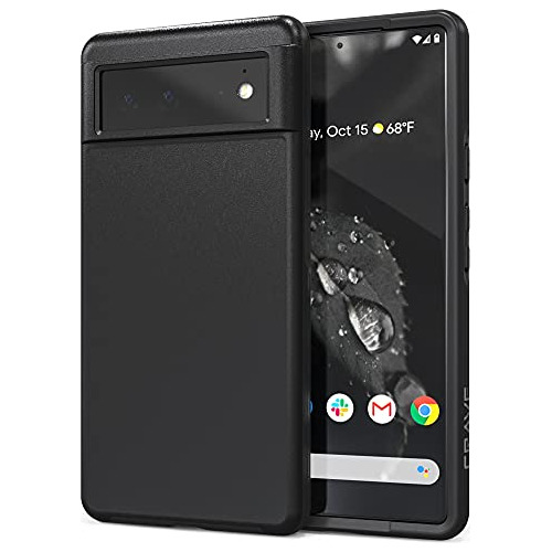 Funda Para Google Pixel 6 Negro A Prueba Golpes - 1