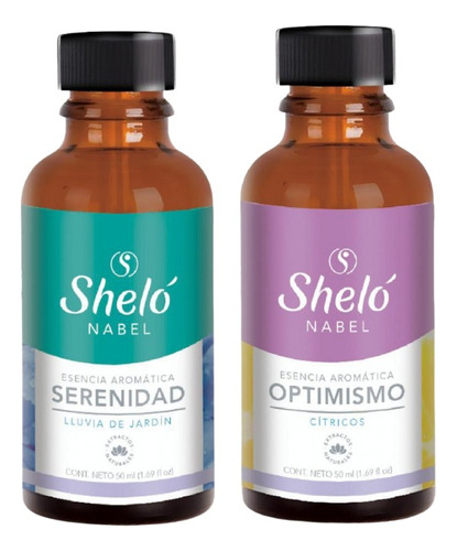 Dúo Esencia Aromática Serenidad + Optimismo Shelo